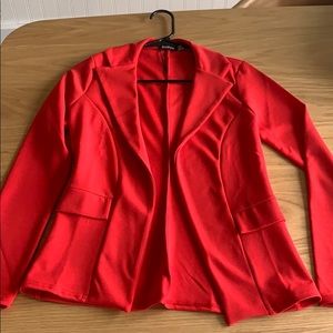 Red Blazer Boohoo